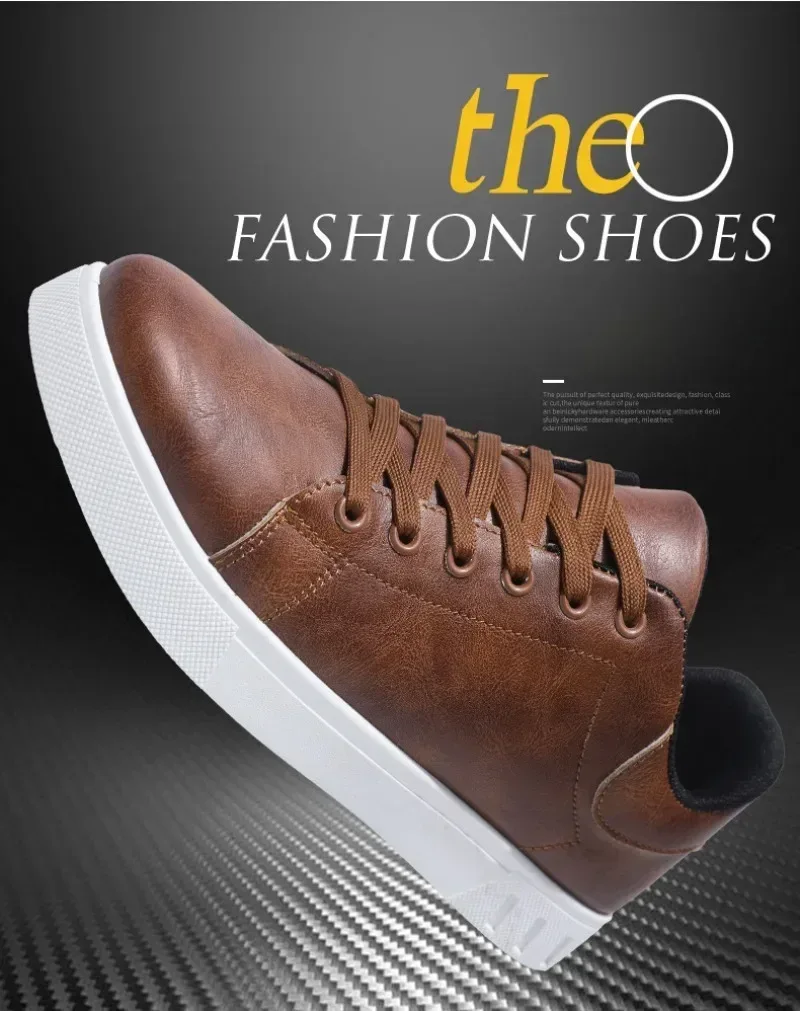 Casual Shoes Loafers British Leather Sneakers Flats Shoes Classic Men Leather Shoes Spring Summer New Trendy Designer Loafers - Image 9