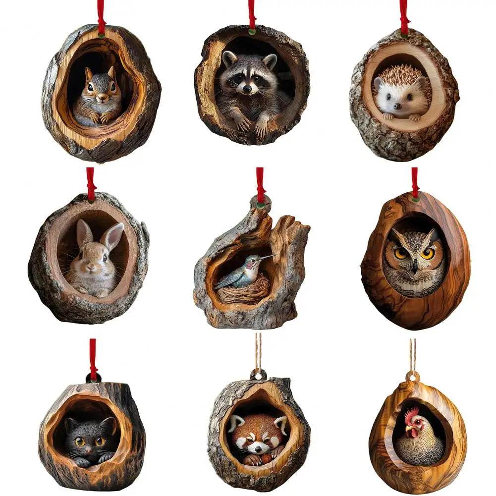 Cute Forest Animals Christmas Ornaments - Image 19