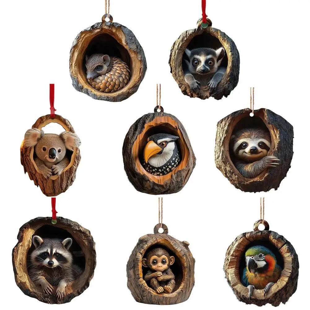 Cute Forest Animals Christmas Ornaments - Image 20