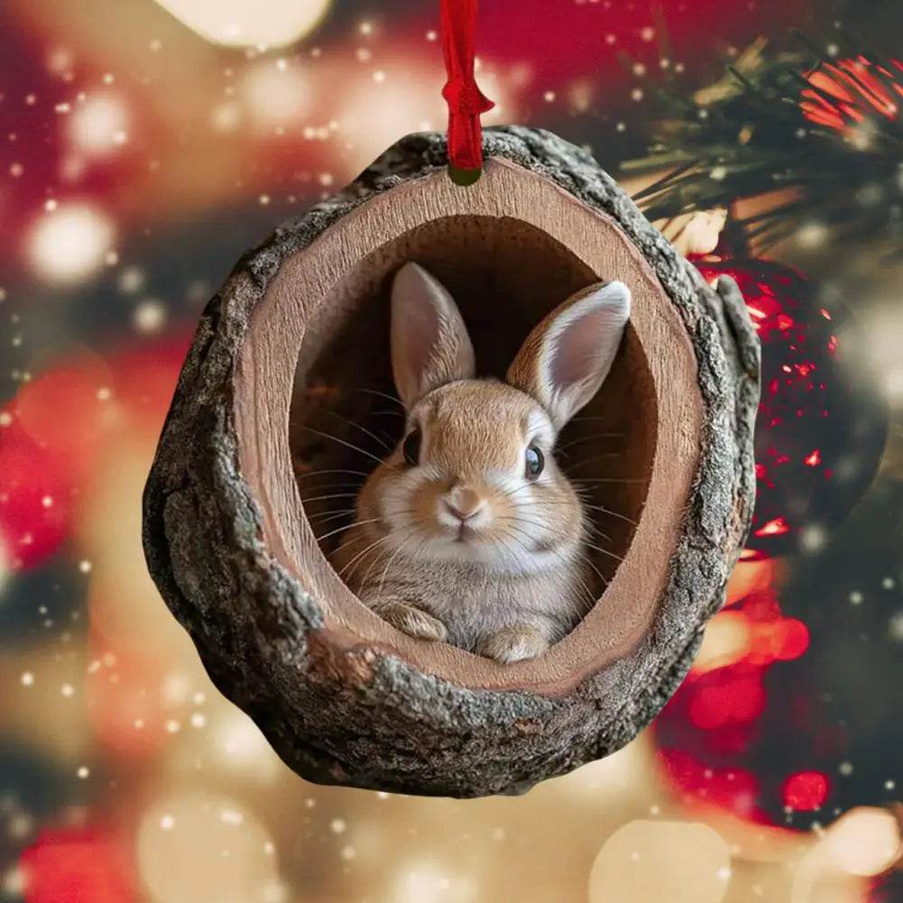 Cute Forest Animals Christmas Ornaments - Image 3
