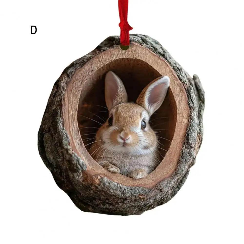 Cute Forest Animals Christmas Ornaments - Image 44