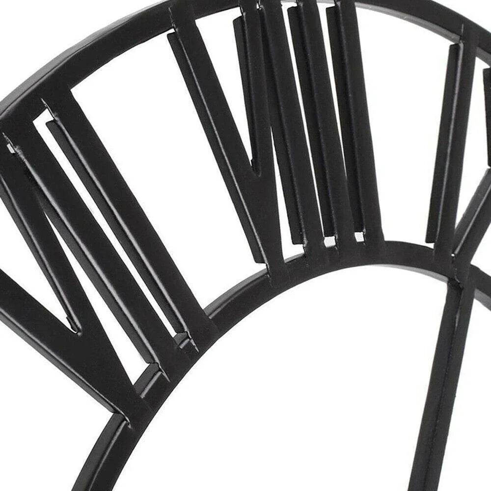 Classic Roman Numeral Metal Wall Clock - Image 21