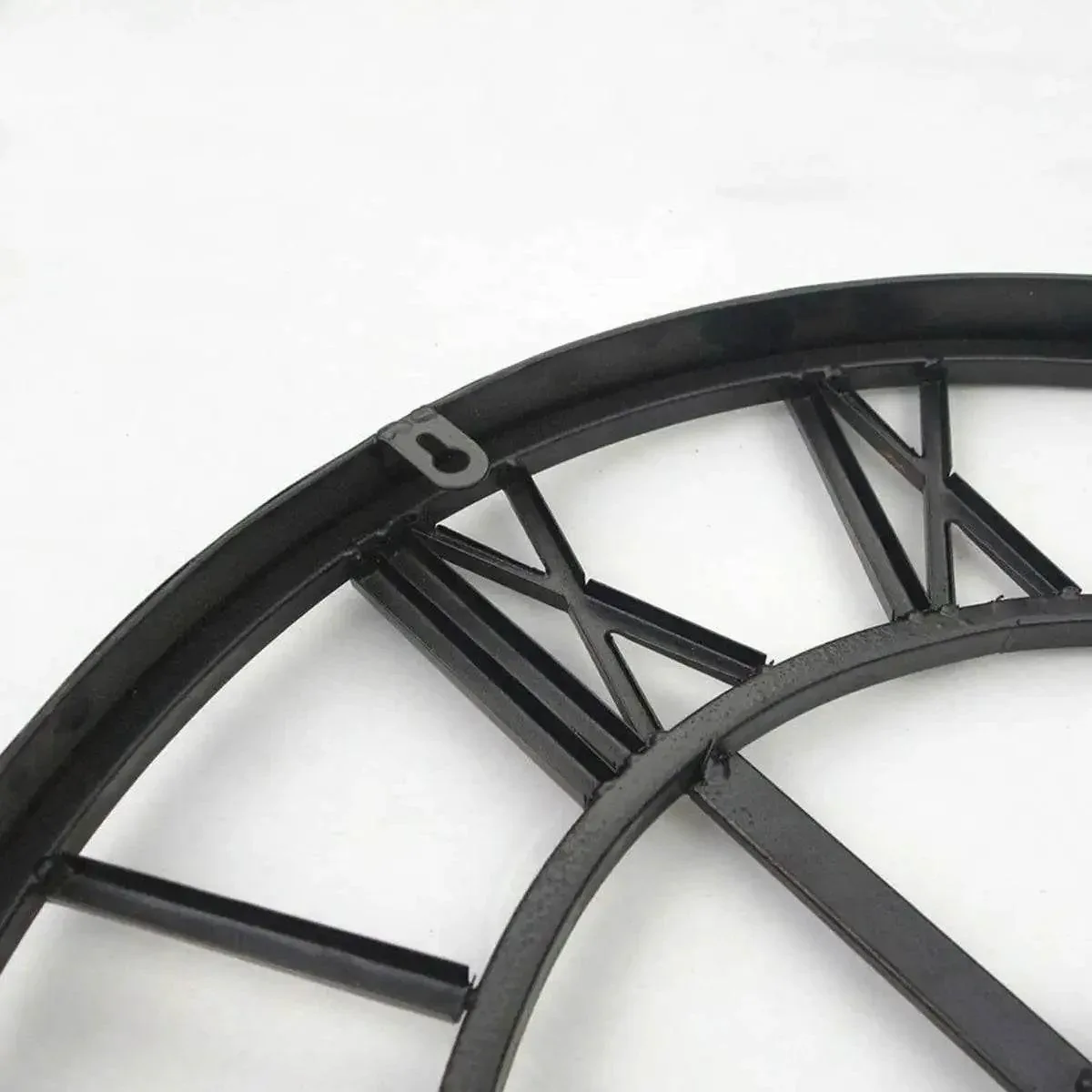 Classic Roman Numeral Metal Wall Clock - Image 22