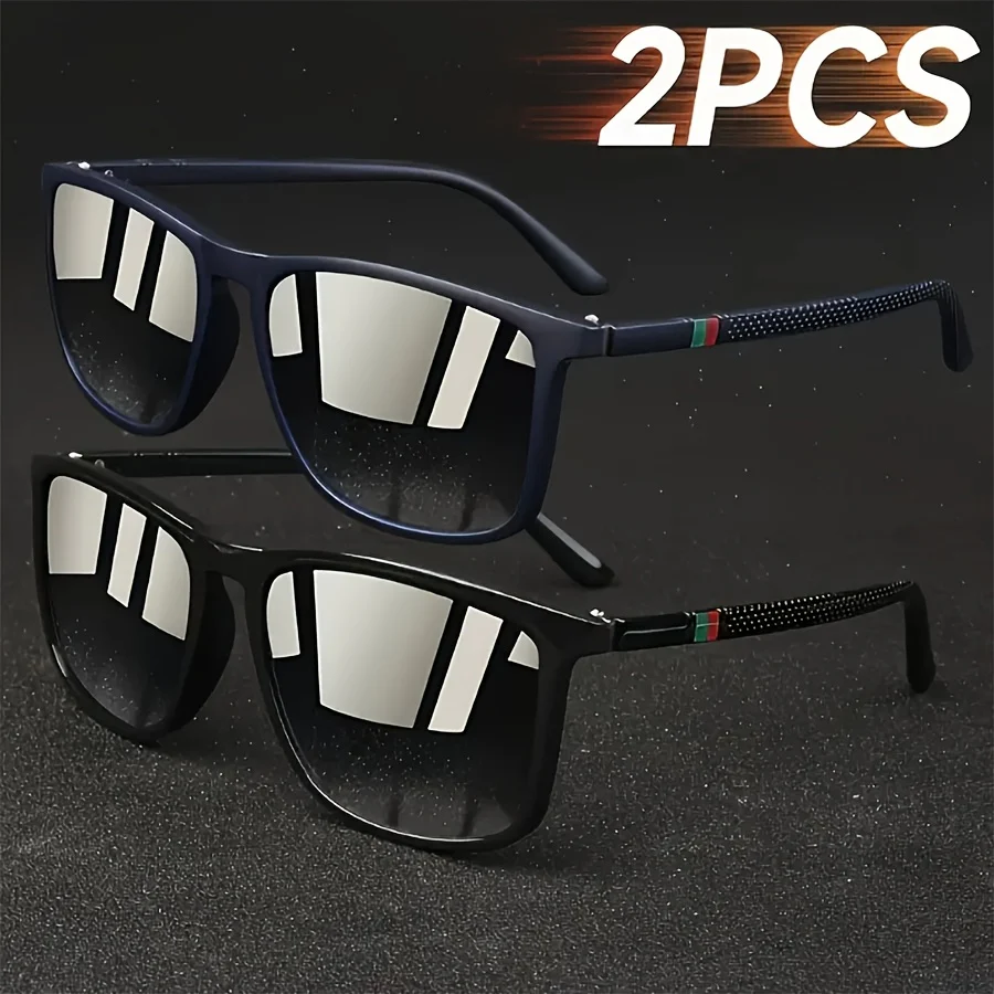 Classic Square Men'S Glasses, Comfortable And Lightweight Black-Framed Glasses, Ideal Choice for Gifting - Image 10