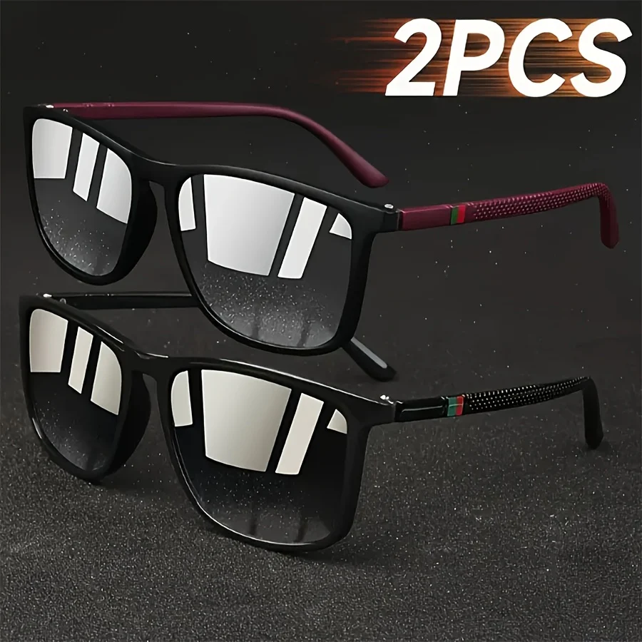 Classic Square Men'S Glasses, Comfortable And Lightweight Black-Framed Glasses, Ideal Choice for Gifting - Image 11
