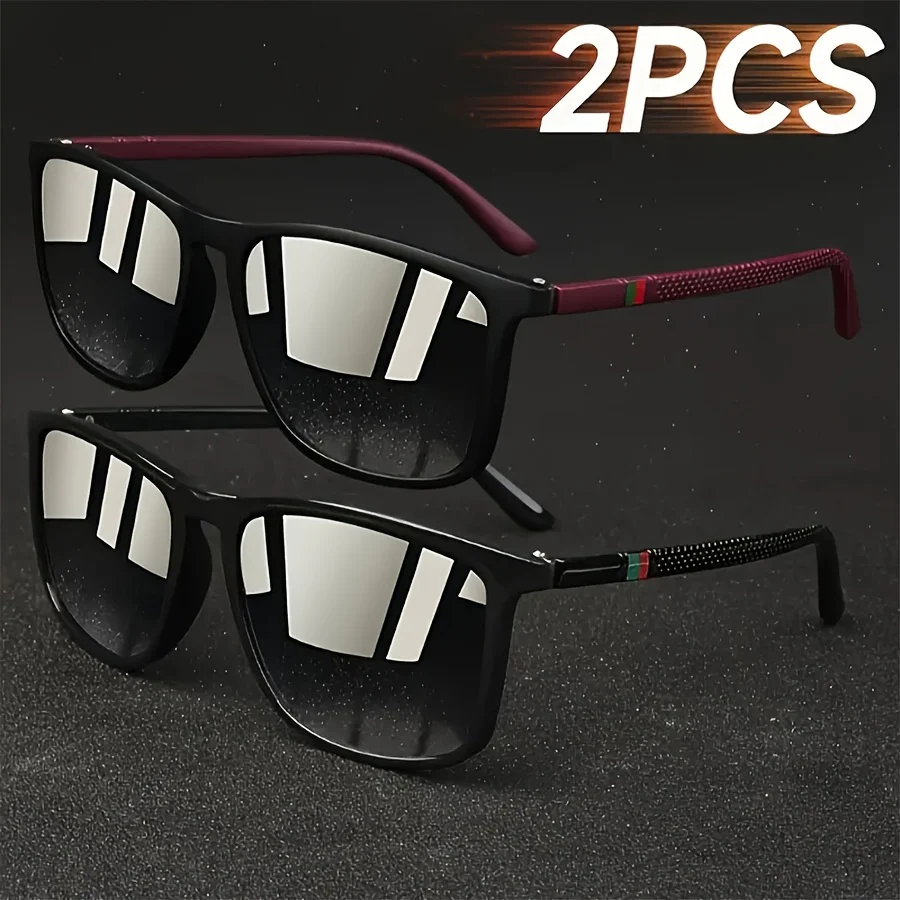Classic Square Men'S Glasses, Comfortable And Lightweight Black-Framed Glasses, Ideal Choice for Gifting - Image 12