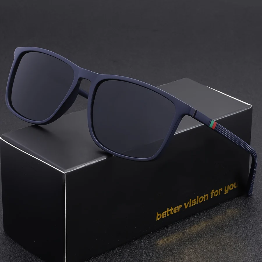 Classic Square Men'S Glasses, Comfortable And Lightweight Black-Framed Glasses, Ideal Choice for Gifting - Image 14