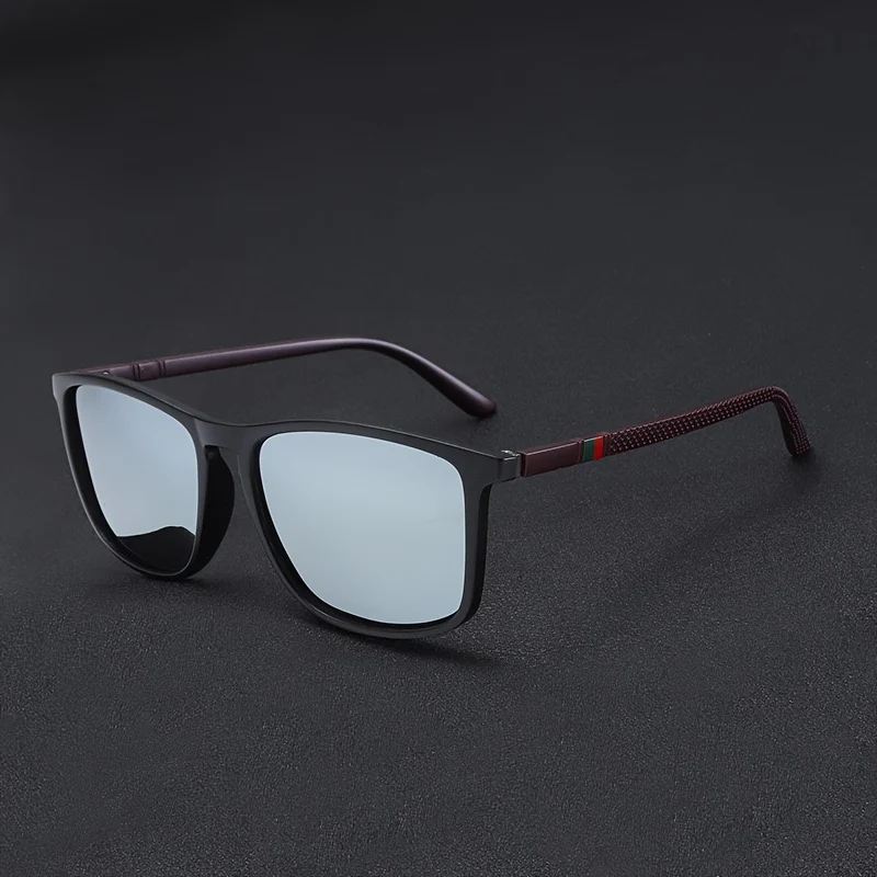 Classic Square Men'S Glasses, Comfortable And Lightweight Black-Framed Glasses, Ideal Choice for Gifting - Image 5