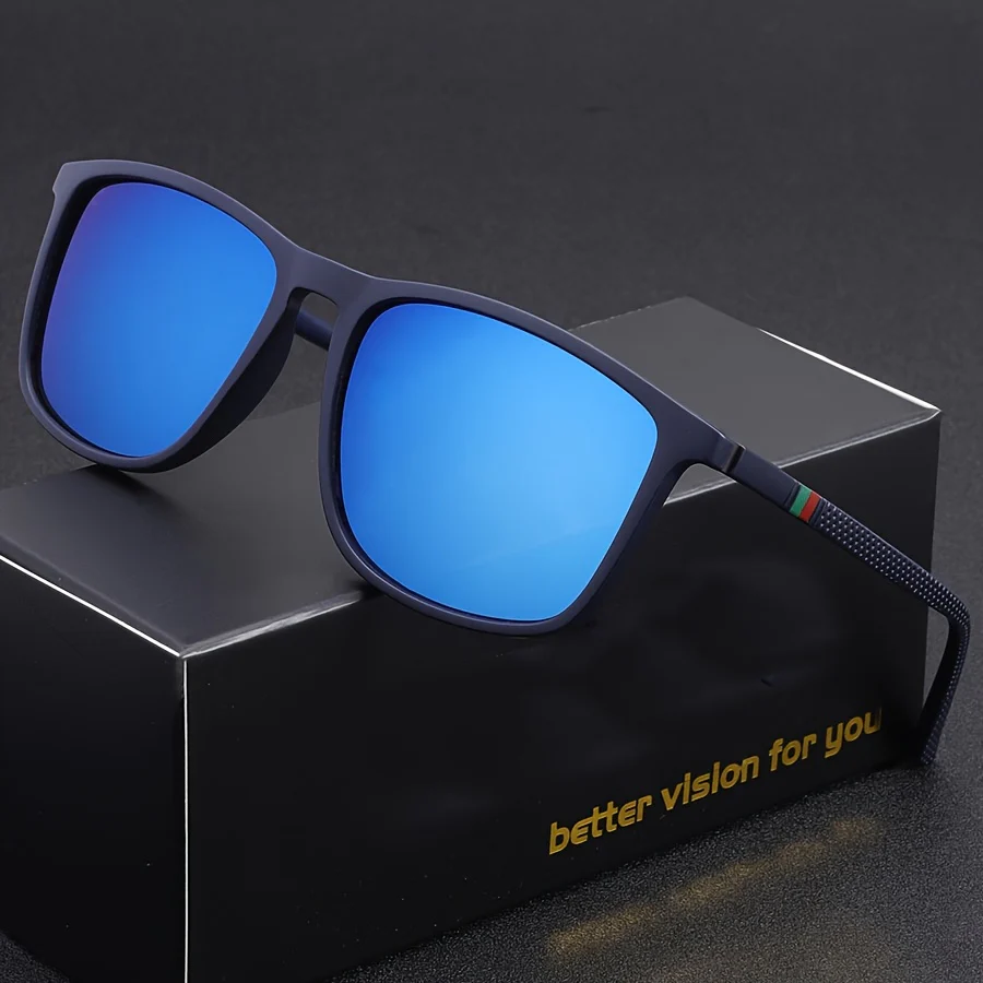 Classic Square Men'S Glasses, Comfortable And Lightweight Black-Framed Glasses, Ideal Choice for Gifting - Image 6
