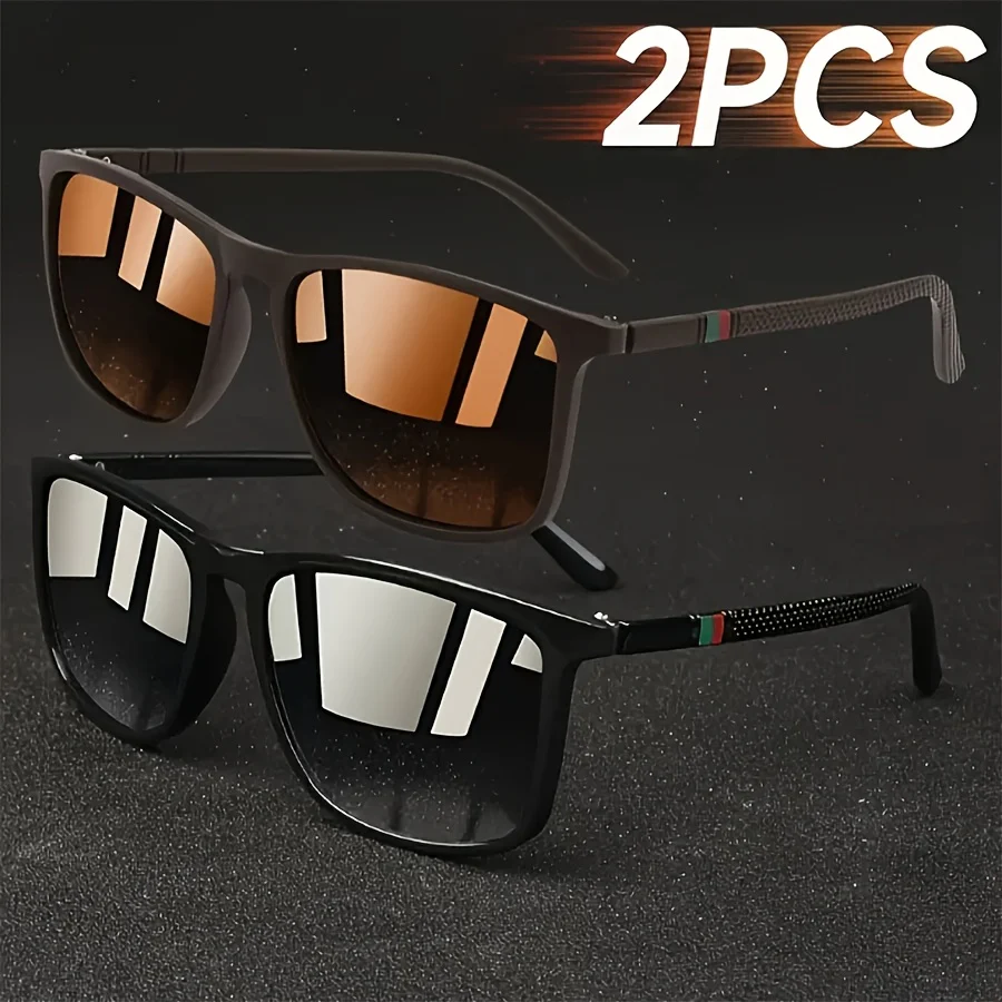 Classic Square Men'S Glasses, Comfortable And Lightweight Black-Framed Glasses, Ideal Choice for Gifting - Image 9