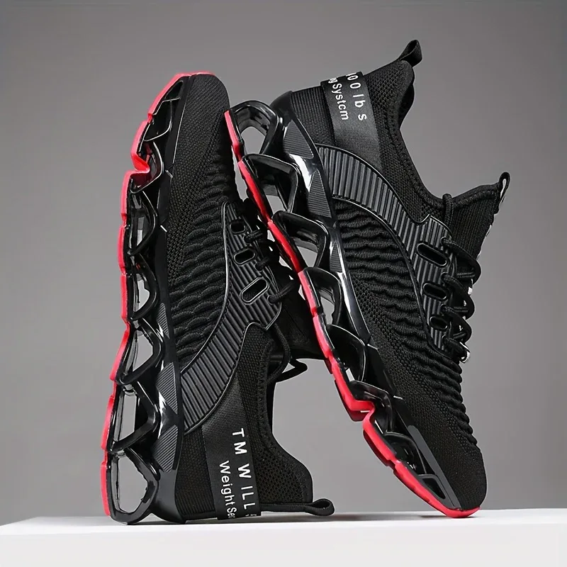 Breathable Knit Casual Sneakers - Image 16