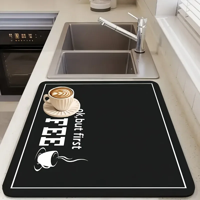 Montero Milan Coffee Machine Water Absorbent Mat, Kitchen Countertop Drainage Mat - Perfect for Easter, Birthday, Mother's Day, Halloween, and Christmas Gifts - Image 8