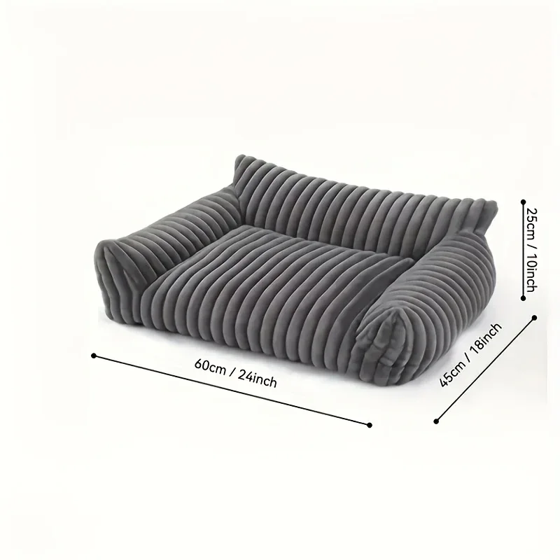 Comfortable Cat Sofa, Cute Soft Cat Bed, Breathable Cat House, Sleeping Basket for All Sizes of Cats, Suitable for All Seasons, Comfortable Pet Bed, Modern Pet Furniture - Image 3