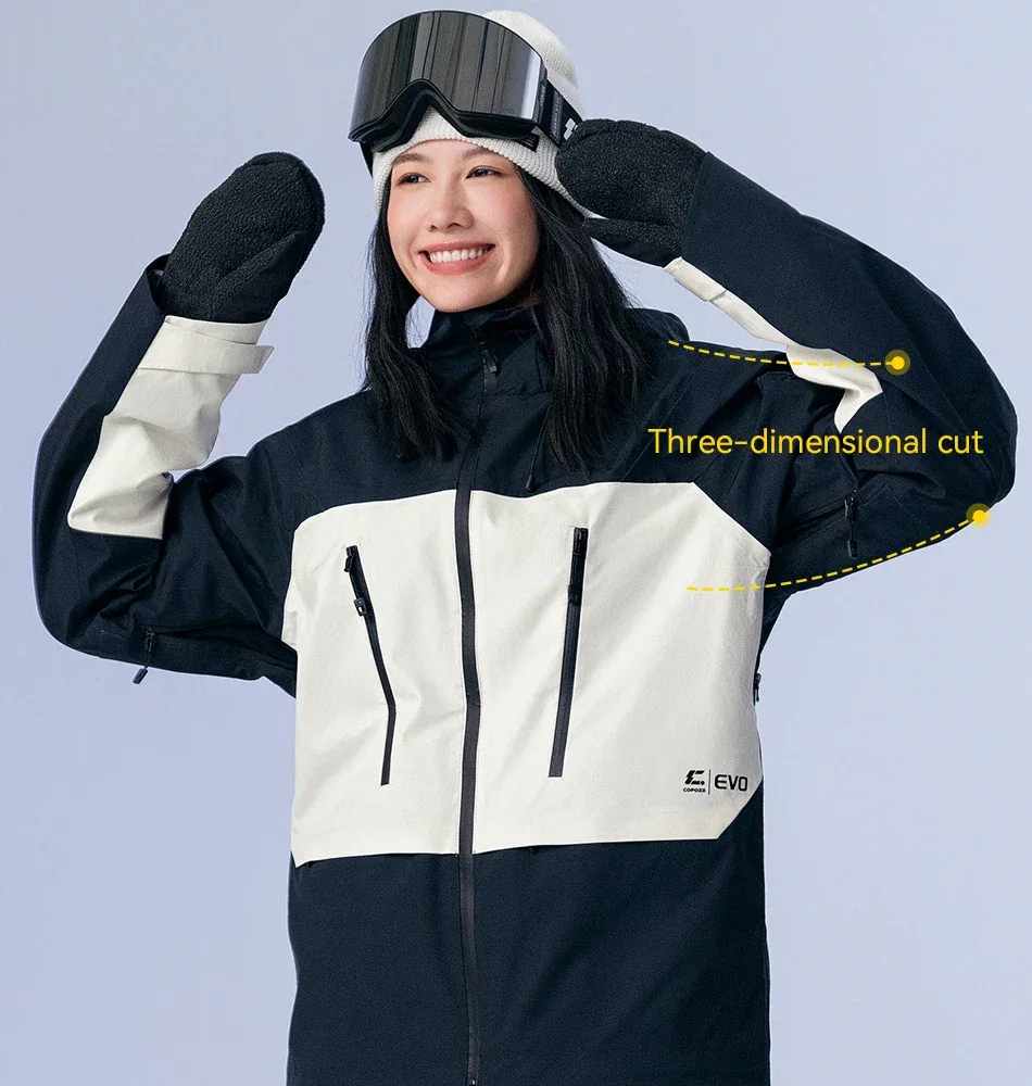 COPOZZ Ski Jacket Women Man Hooded Ski Wear Windproof Winter Overalls Hoodie Waterproof Outdoor Sports Clothing Snowboard - Image 16