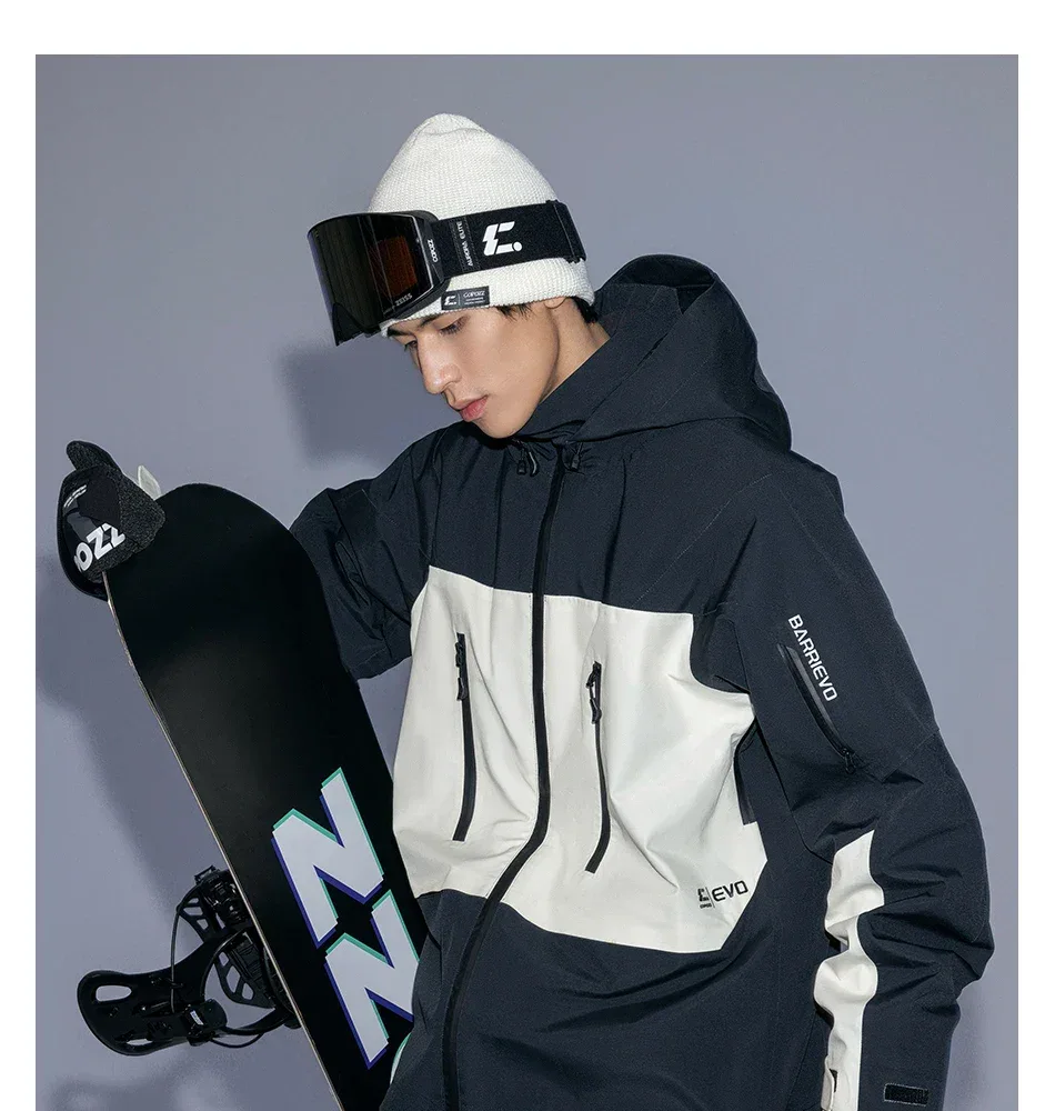COPOZZ Ski Jacket Women Man Hooded Ski Wear Windproof Winter Overalls Hoodie Waterproof Outdoor Sports Clothing Snowboard - Image 29