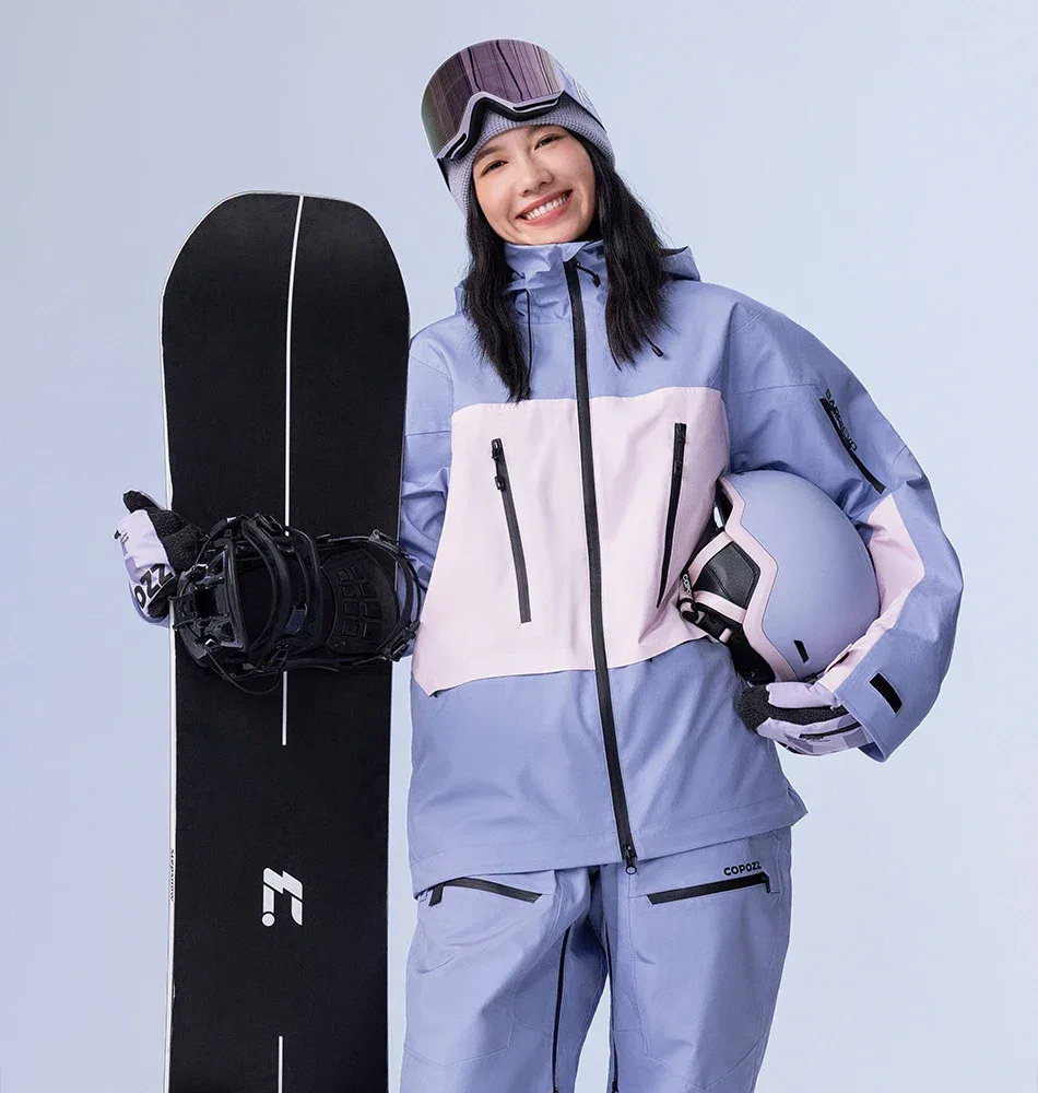 COPOZZ Ski Jacket Women Man Hooded Ski Wear Windproof Winter Overalls Hoodie Waterproof Outdoor Sports Clothing Snowboard - Image 6