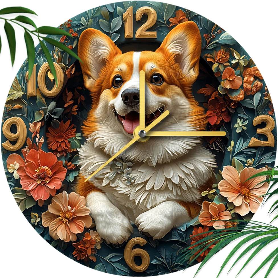 Corgi Silent Wall Clock - Image 11
