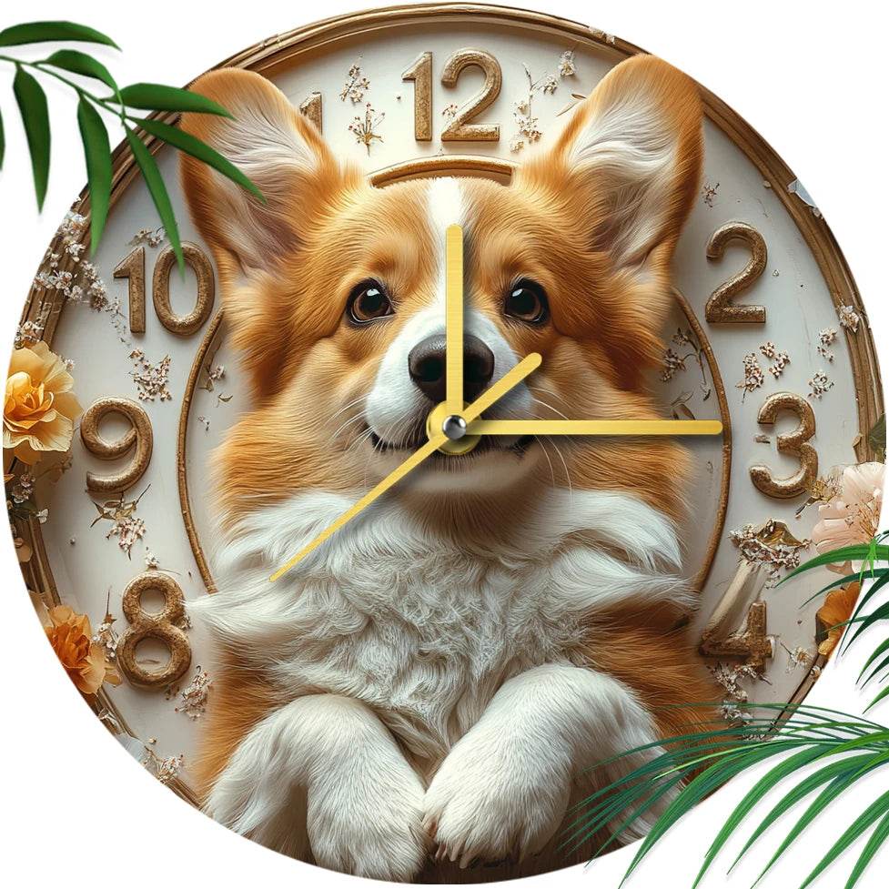 Corgi Silent Wall Clock - Image 3