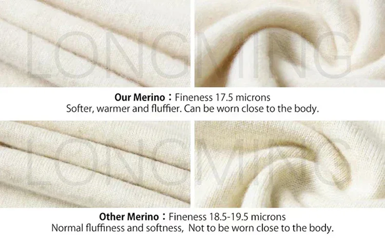 Fashion100% Merino Wool Sweater Cashmere Pullover Women Knitwear V-Neck Long Sleeve Autumn Winter Fashion Basic Clothing Tops - Image 9