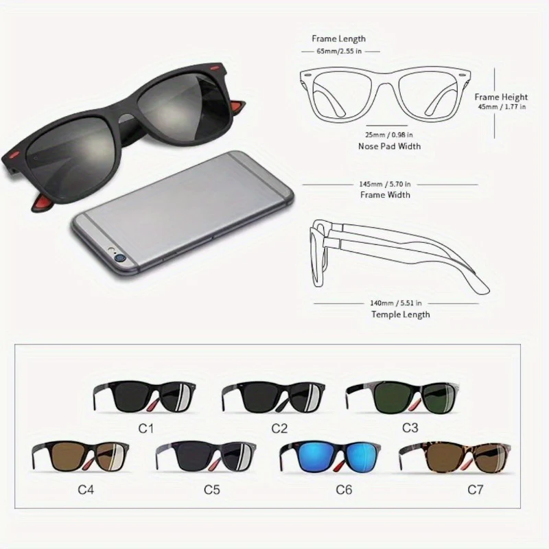 Fashionable Classic Men'S And Women'S Fashionable Glasses, Perfect Holiday Decoration, Photography Props, Ideal Choice for Gifts, Without Battery - Image 7