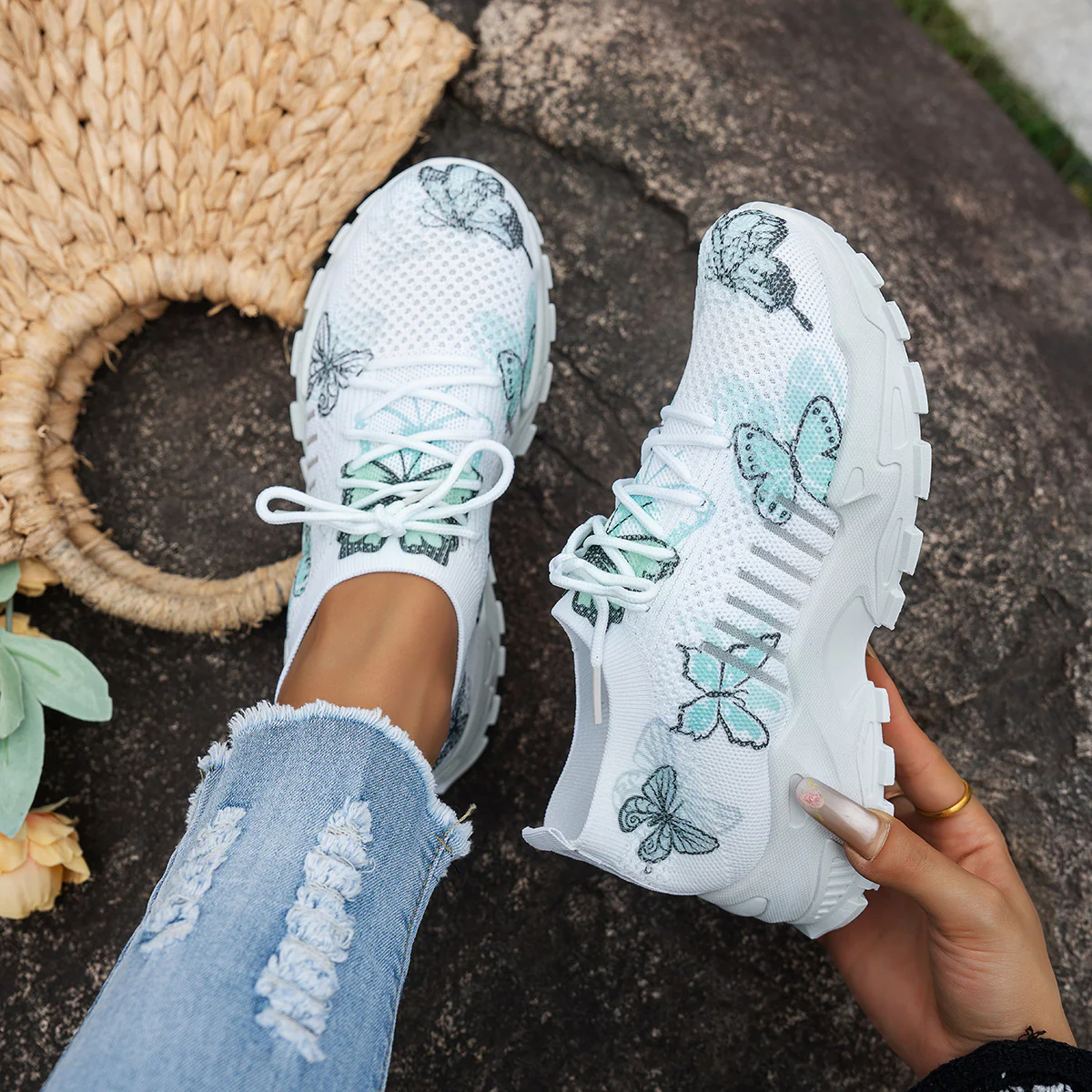Fiora Mesh Sneakers - Image 11