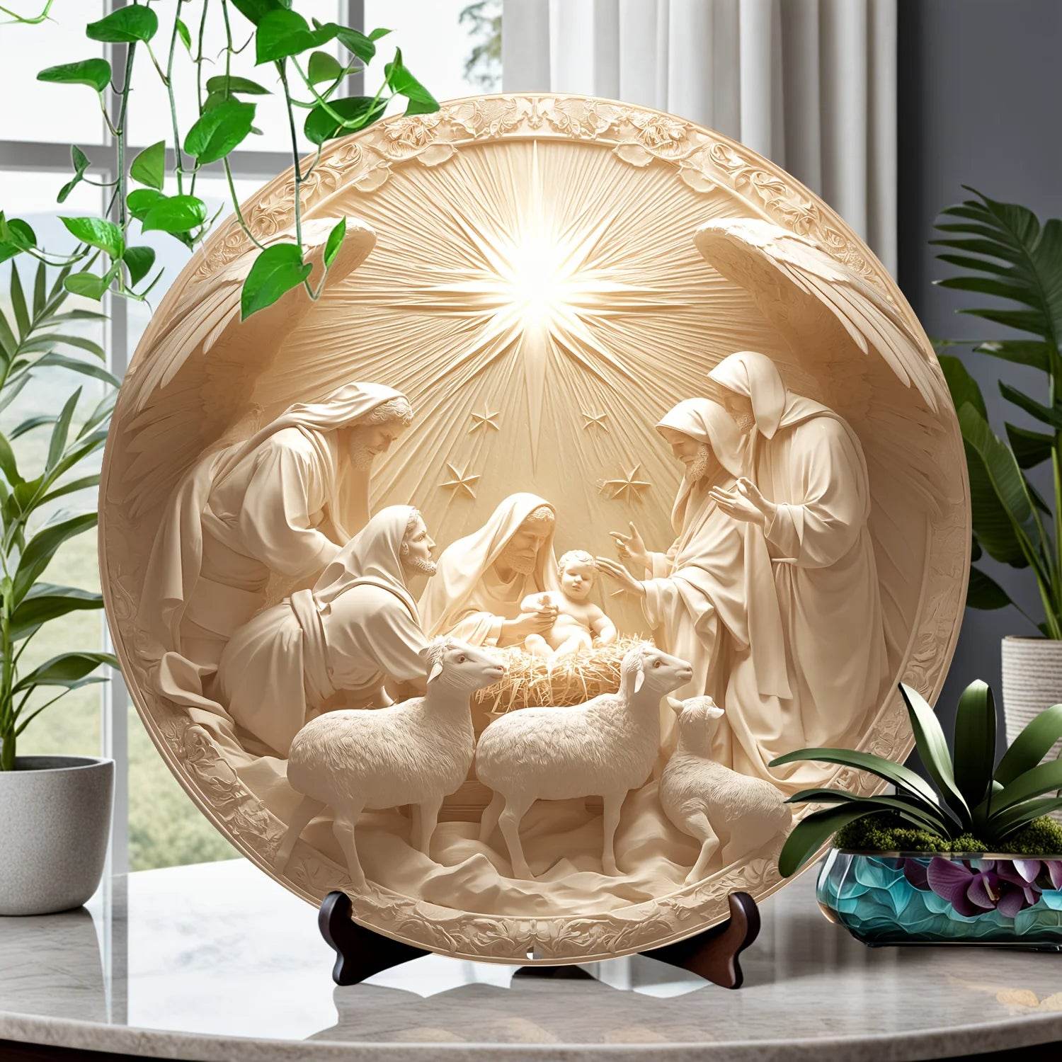 Holy Family Nativity Ornament - Image 7