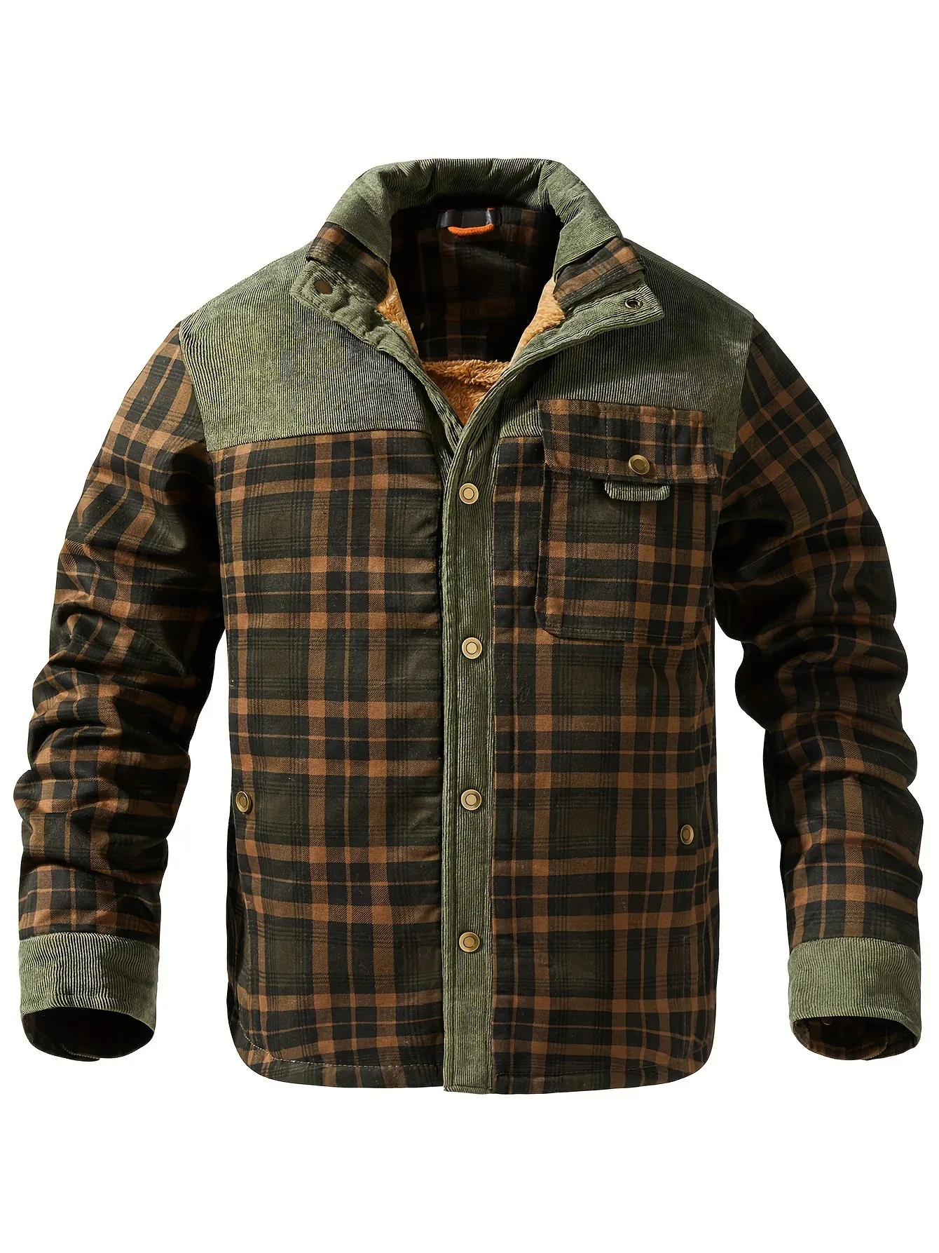 Fleece-Lined Plaid Jacket - Image 14