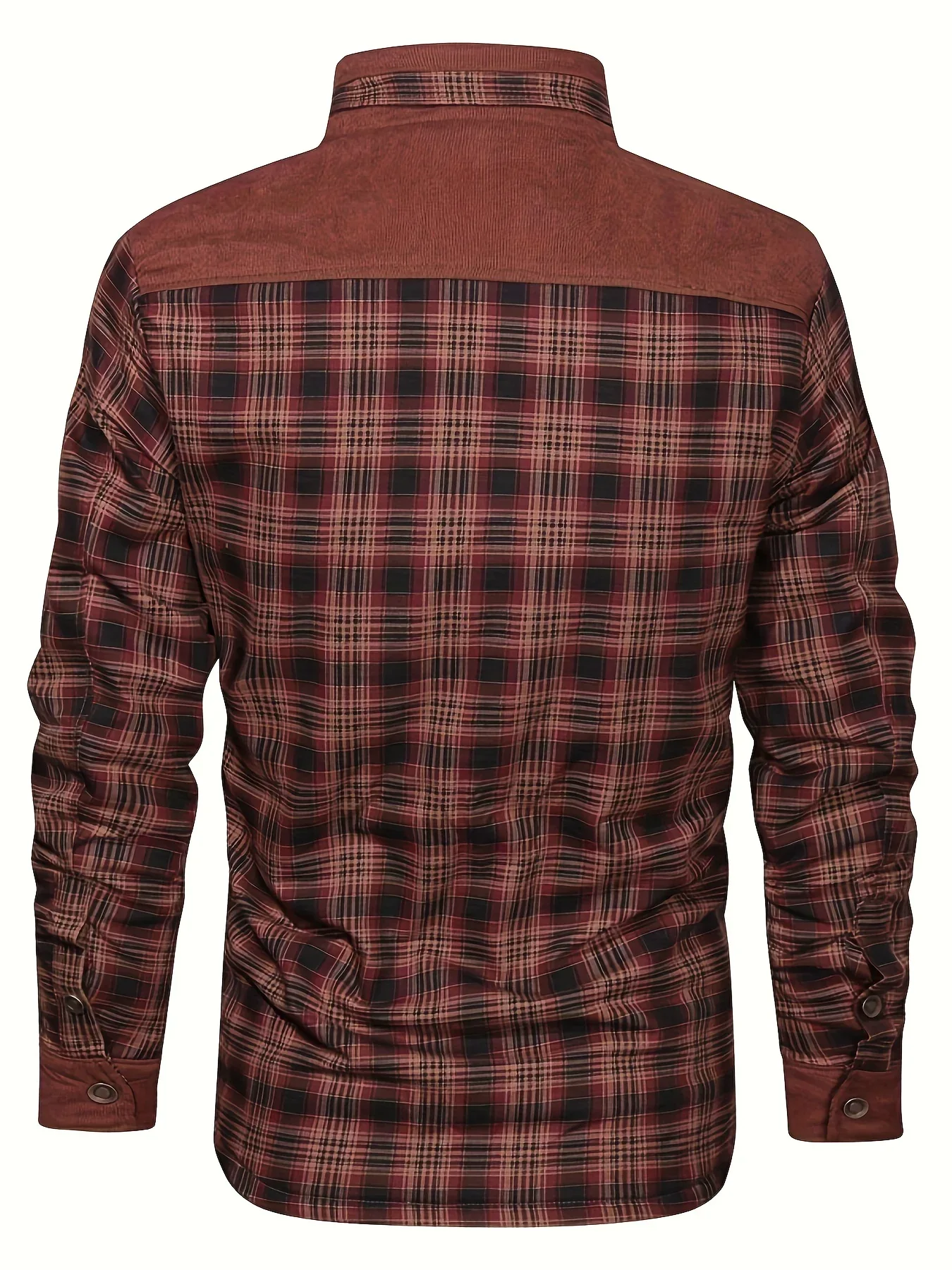 Fleece-Lined Plaid Jacket - Image 17