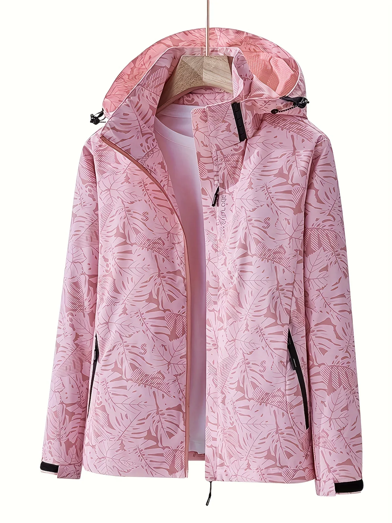 Floral Waterproof Windbreaker - Image 16