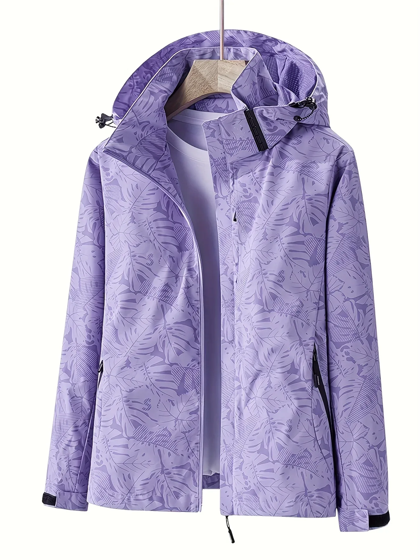 Floral Waterproof Windbreaker - Image 19