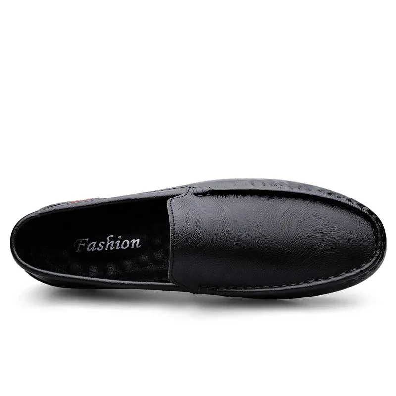 Genuine Leather Men Casual Shoes Luxury Brand Mens Loafers Moccasins Breathable Slip on Italian Driving Shoes Chaussure Homme - Image 21