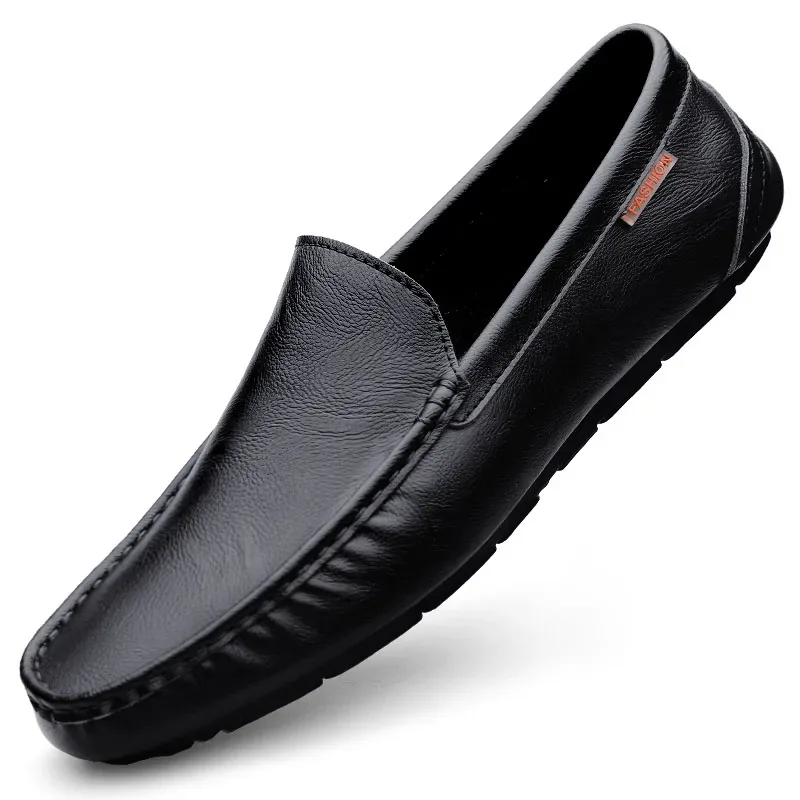 Genuine Leather Men Casual Shoes Luxury Brand Mens Loafers Moccasins Breathable Slip on Italian Driving Shoes Chaussure Homme - Image 25
