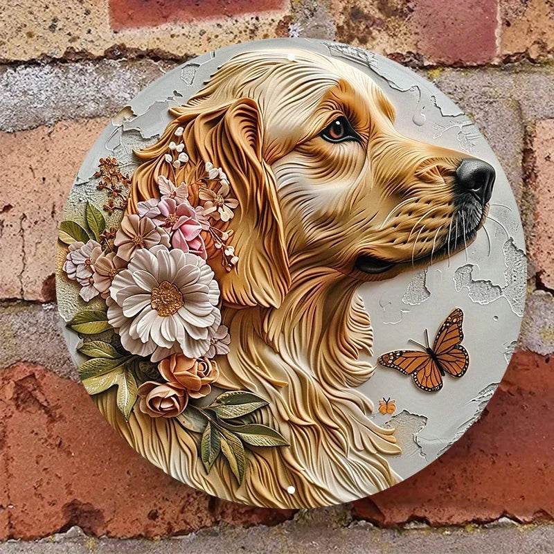 Golden Retriever Flat 3D Ornament - Image 6