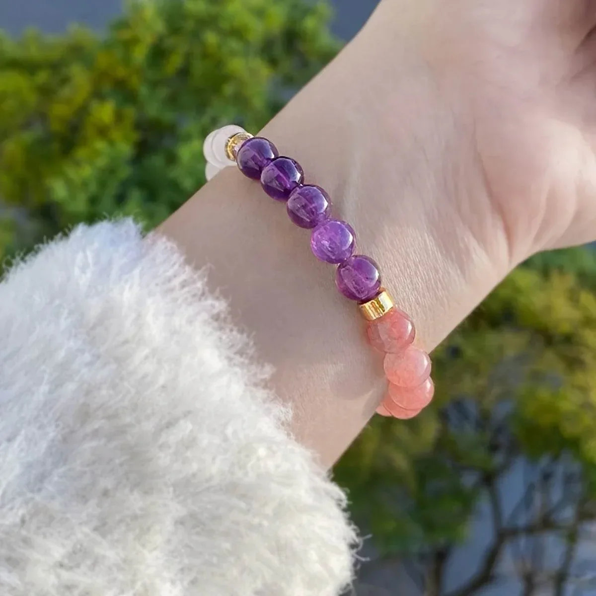 Good Fortune Amethyst Bracelet - Image 3