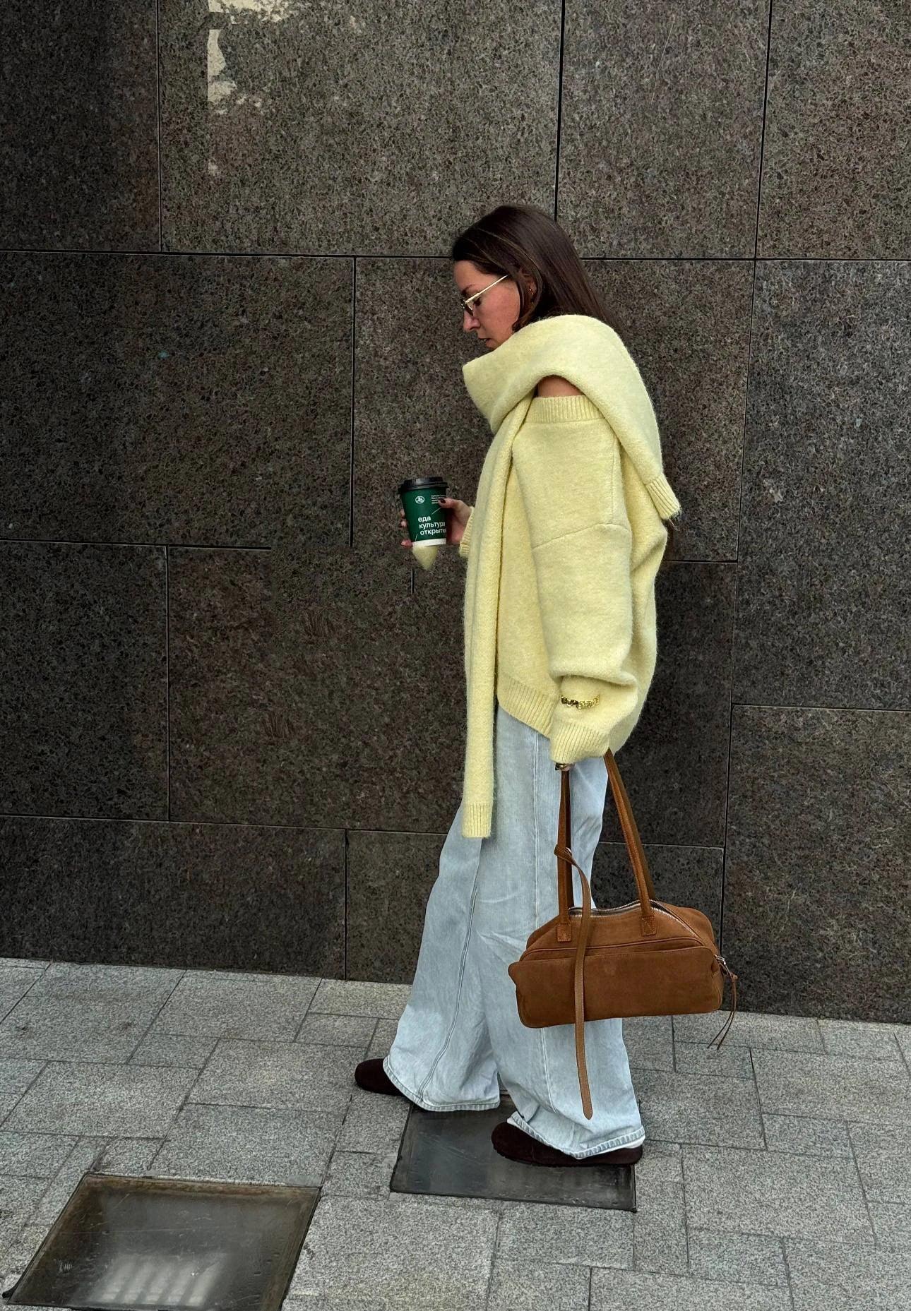 Hirsionsan 2025 New Soft Loose V Or O Neck Knitted Sweaters Women Winter Solid Female Pullovers Warm Basic Knitwear Jumper - Image 11