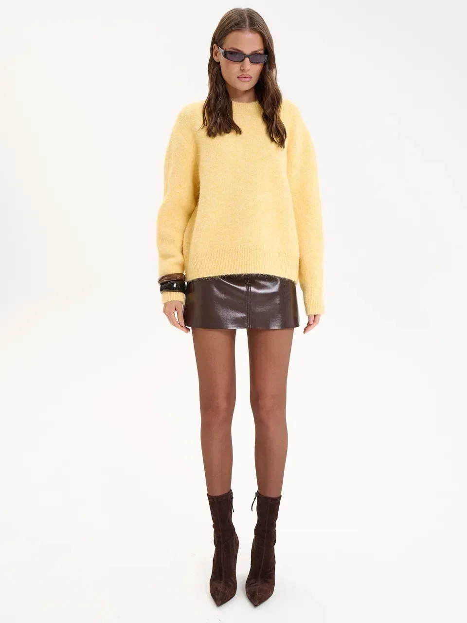 Hirsionsan Basic O Neck Basic Sleeve Sweater Women 2025 Oversized Short Knitted Wool Pullover Female Casual Thick Warm Soft Tops - Image 34