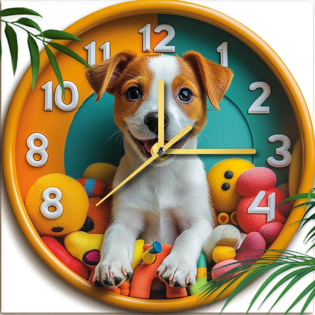 Jack Russell Terrier Silent Wall Clock - Image 3