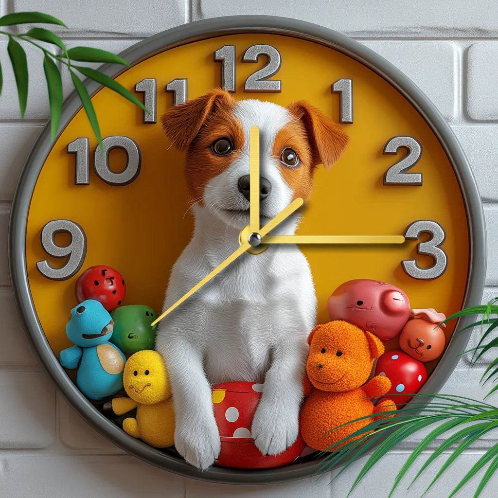 Jack Russell Terrier Silent Wall Clock - Image 5