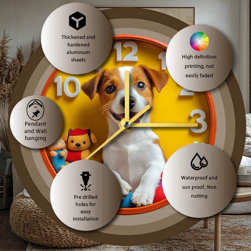 Jack Russell Terrier Silent Wall Clock - Image 8