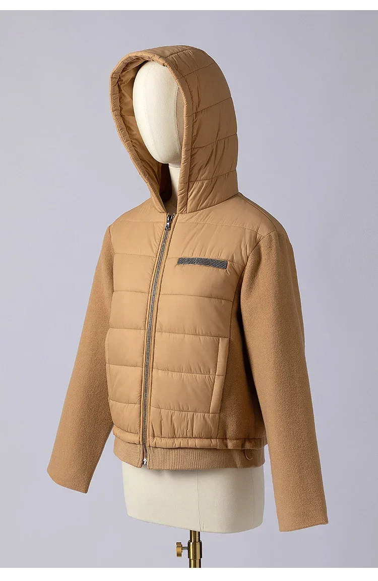 K1036W Luxury brand women's Clothing high-quality women's winter hooded jackets - Image 6