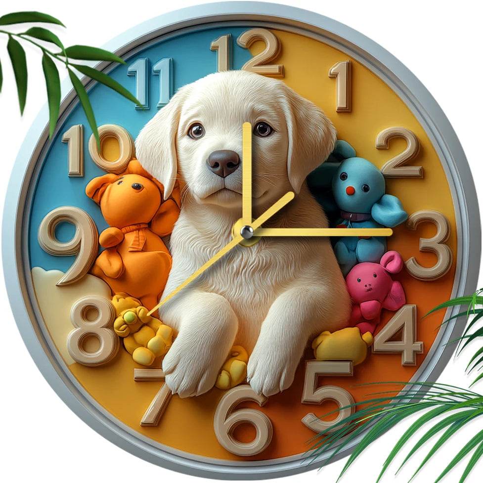 Labrador Retriever Silent Wall Clock - Image 3