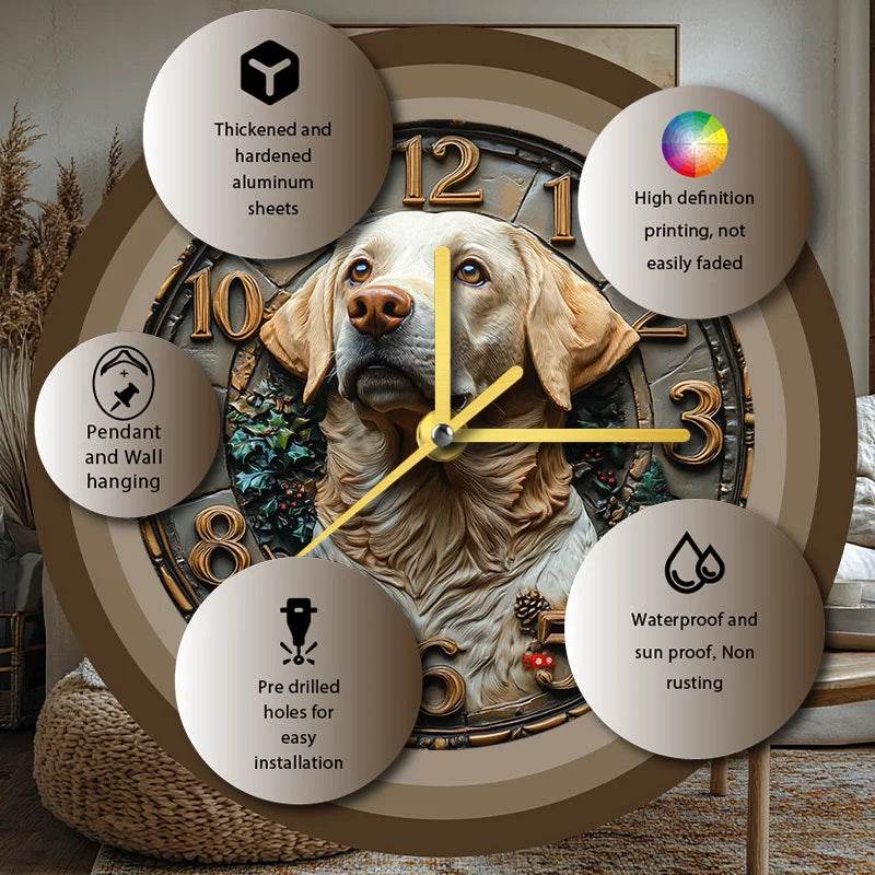 Labrador Retriever Silent Wall Clock - Image 8