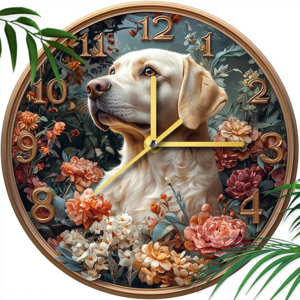 Labrador Retriever Silent Wall Clock - Image 3