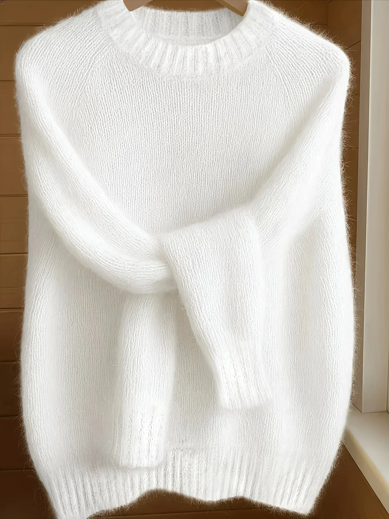 Soft Knit Crew Neck Pullover - Image 54