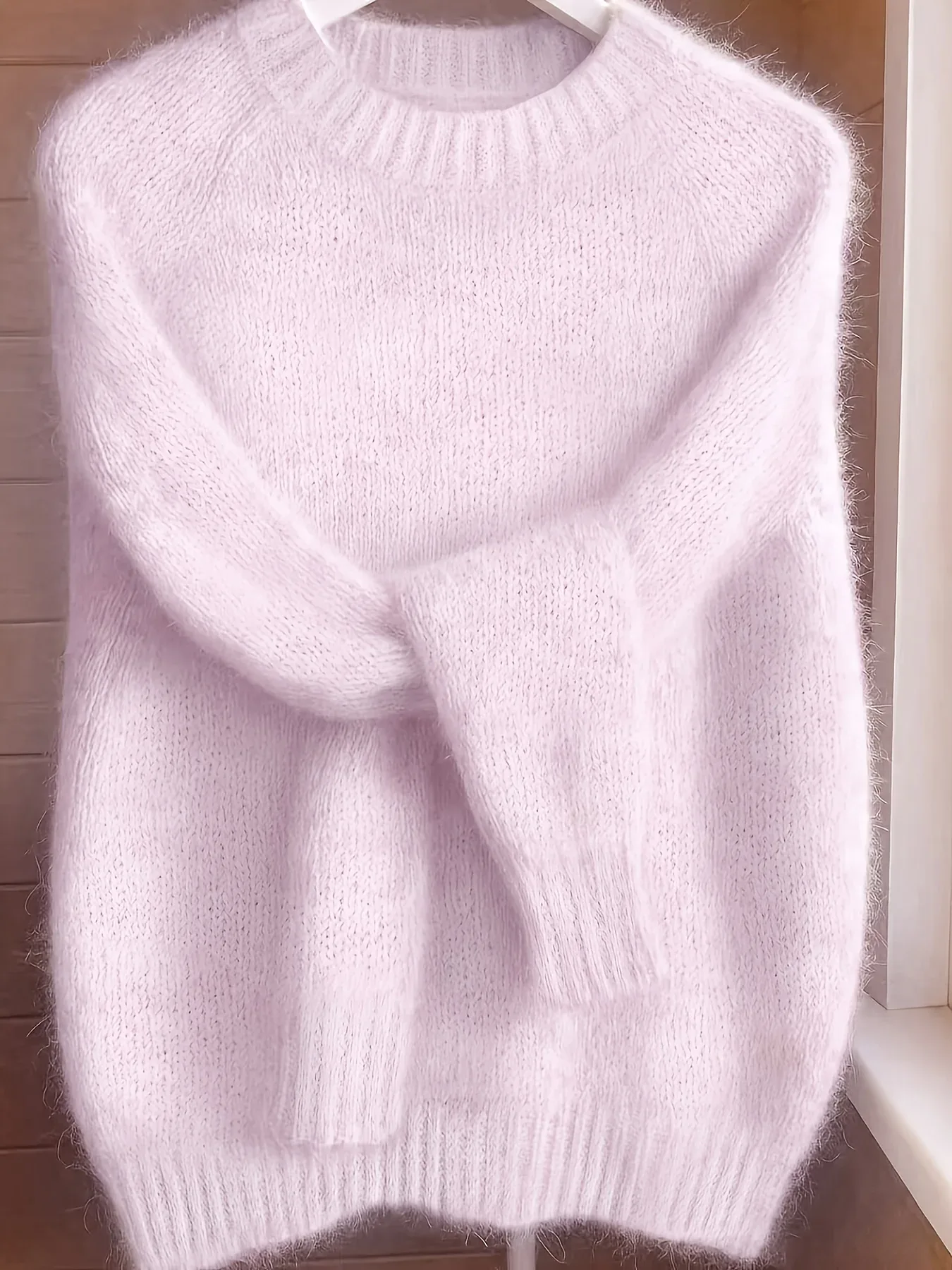 Soft Knit Crew Neck Pullover - Image 55