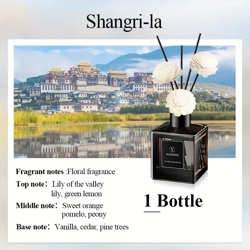 Long-Lasting Essential Oil Air Freshener with 5 Incense Sticks - 1.7oz Glass Bottle, Featherless, Perfect for Bathroom Deodorization & Bedroom Scent, Ideal Home Decor Gift for Holidays - Image 15