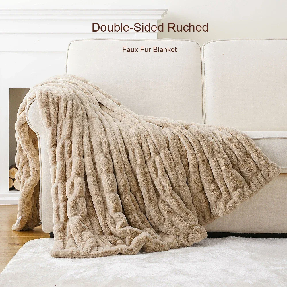 Luxury Faux Fur Throw Blanket - Image 18