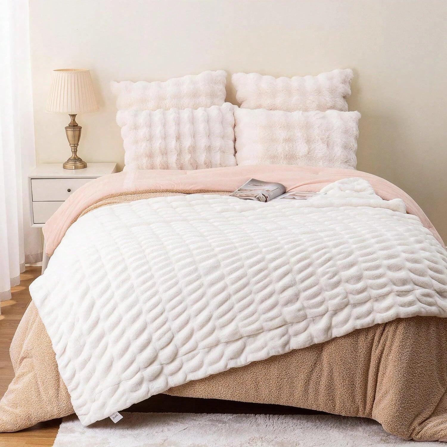 Luxury Faux Fur Throw Blanket - Image 20