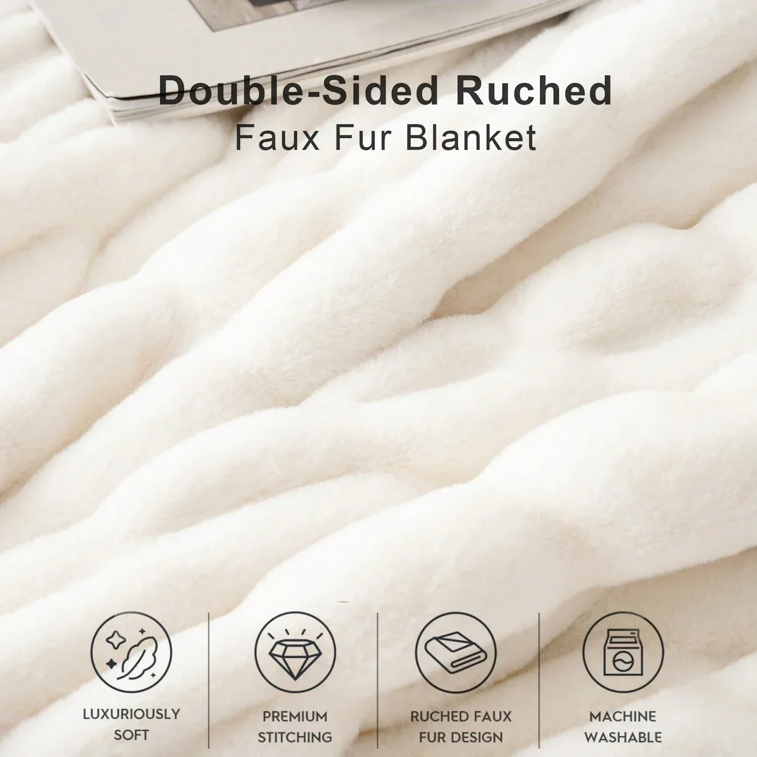 Luxury Faux Fur Throw Blanket - Image 24