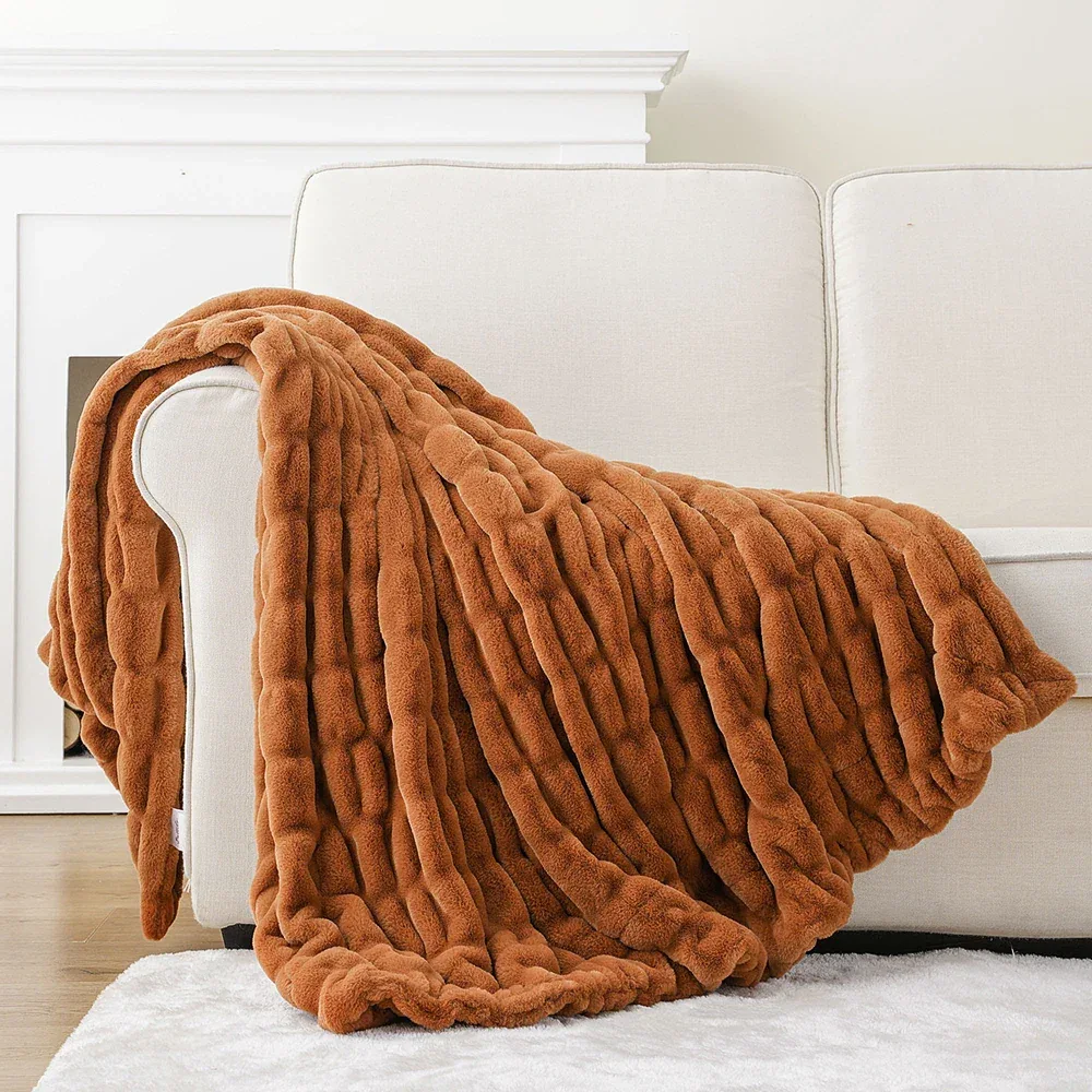 Luxury Faux Fur Throw Blanket - Image 26